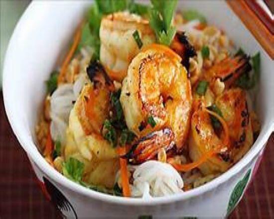 39. Grilled Shrimp on Rice Vermicelli