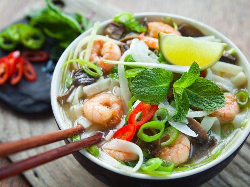 56. Shrimp. Veggies