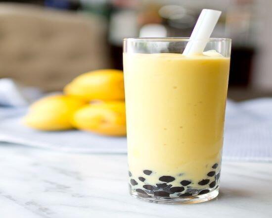   Mango Boba Smoothies