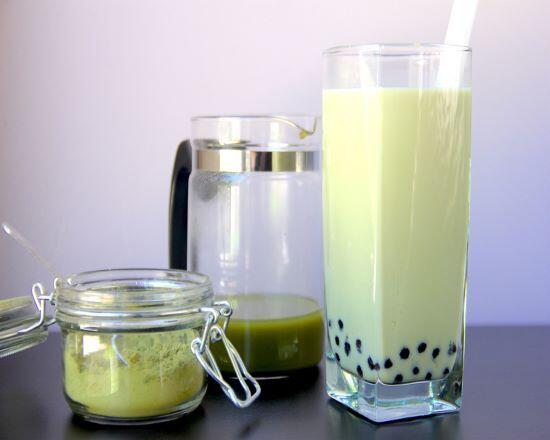  Green Tea Boba Smoothies
