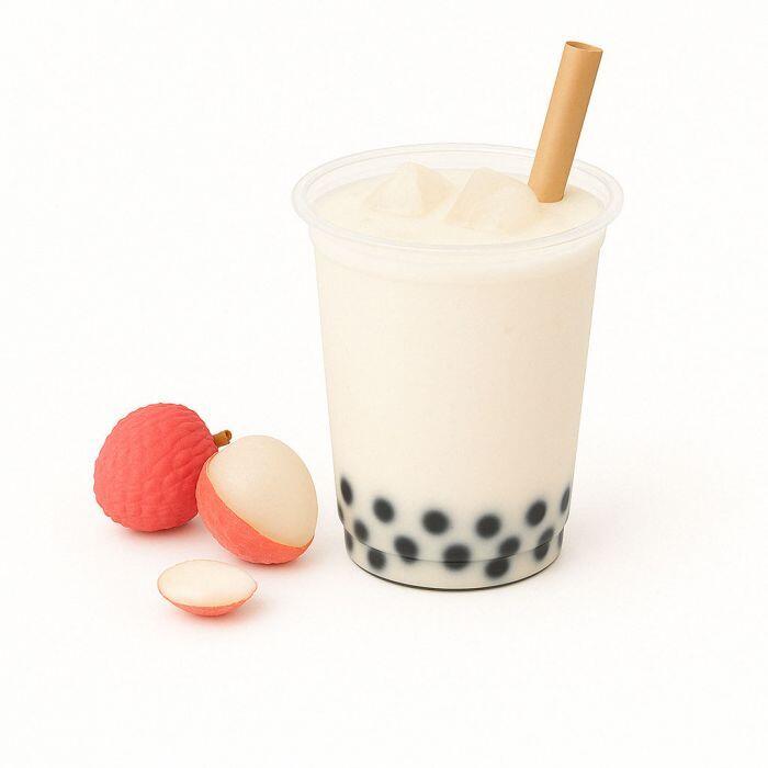  Lychee Boba Smoothies