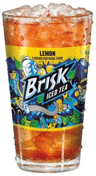 BRISK TEA CAN