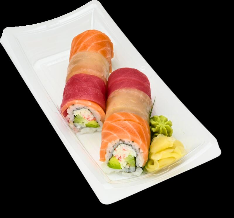 6. Rainbow Roll