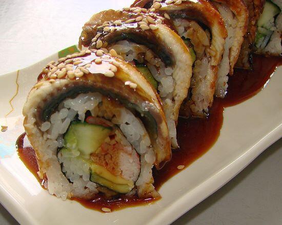 9. Black Dragon Roll