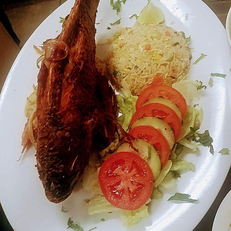 29. Fried tilapia Fried Rice